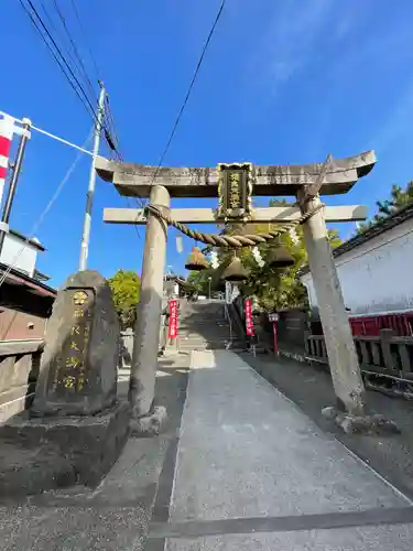 福良天満宮の鳥居