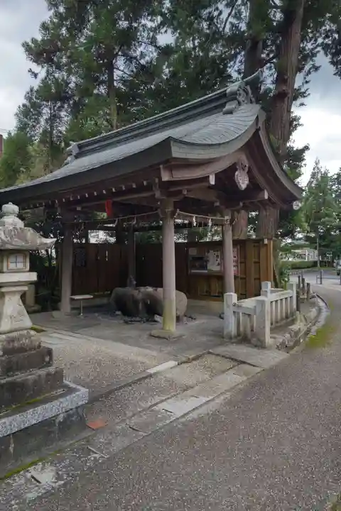 足助八幡宮の手水舎