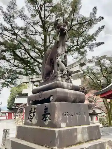 祐徳稲荷神社の狛犬