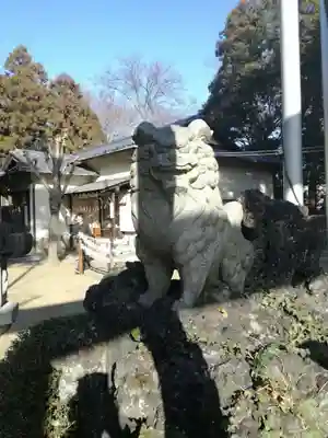 柏諏訪神社の狛犬
