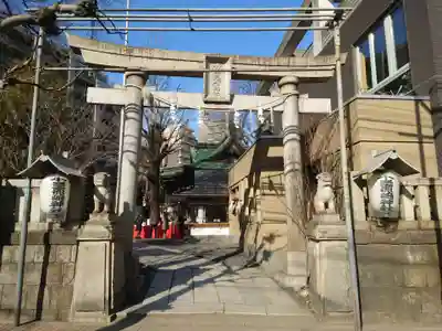 小野照崎神社の鳥居