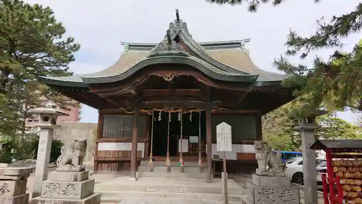 鳥飼八幡宮の本殿・本堂