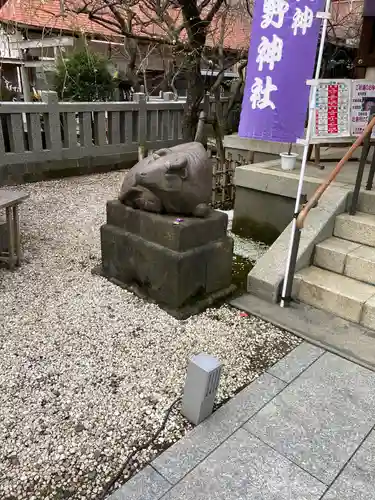 牛天神北野神社の狛犬