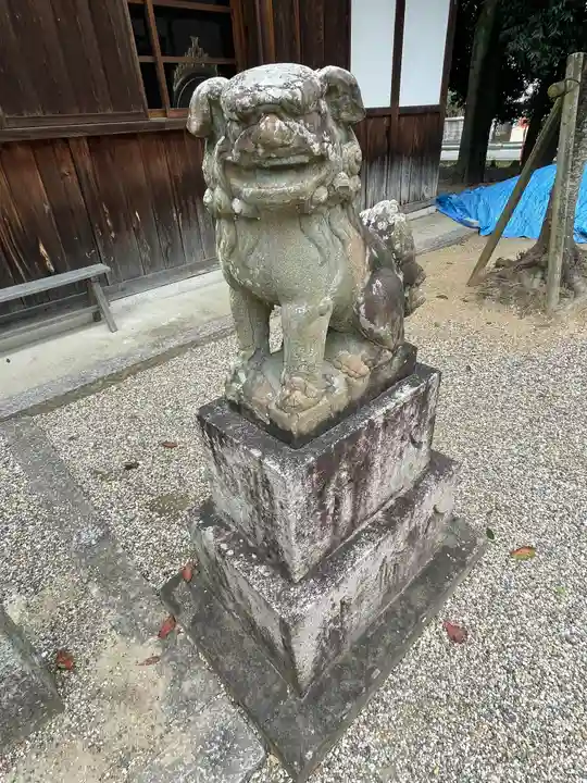 菅田神社の狛犬