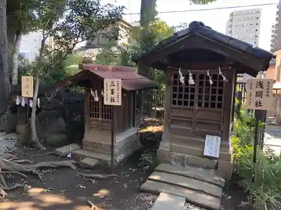 鳩ヶ谷氷川神社の末社・摂社