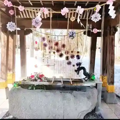 彌彦神社　(伊夜日子神社)の手水舎