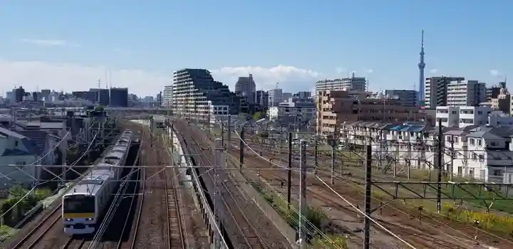 天祖神社の周辺