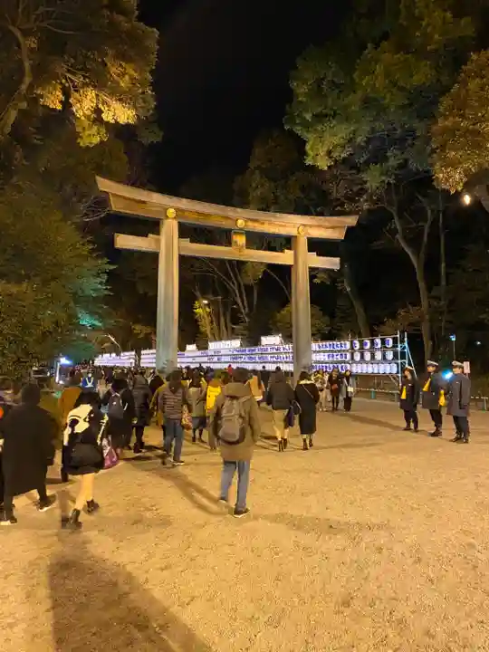 明治神宮の鳥居