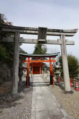 建勲神社の鳥居