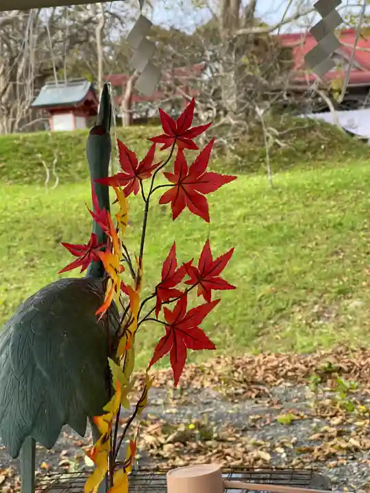 釧路一之宮 厳島神社の手水舎