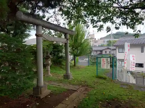 松木浅間神社の鳥居