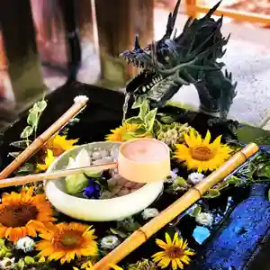 札幌護國神社の手水舎(2023年08月17日(木) 17時25分55秒投稿)