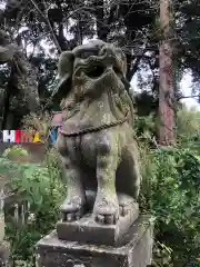 川田八幡神社の狛犬