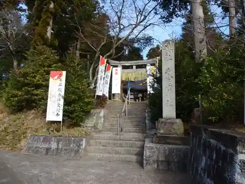 鏡石鹿嶋神社の鳥居