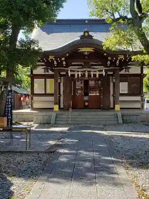 橘樹神社の本殿・本堂