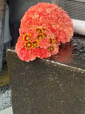 上尾御嶽神社の手水舎