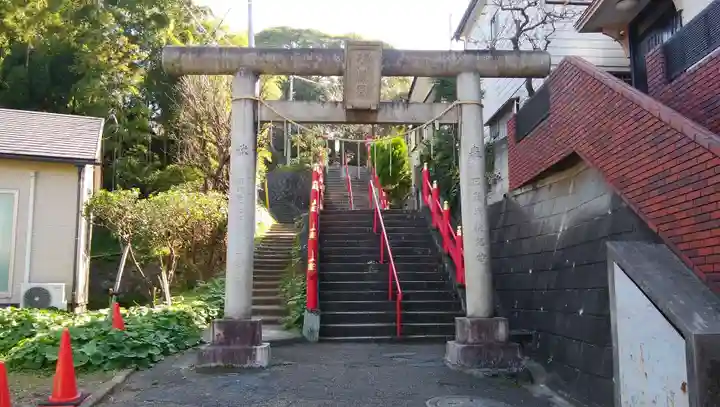 岡村天満宮の鳥居