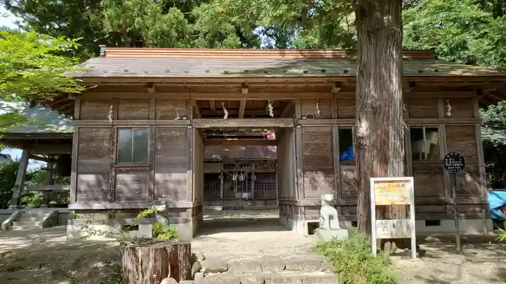 宇那禰神社の山門・神門