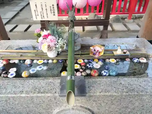 新田神社の手水