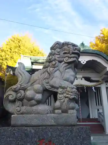 亀高神社の狛犬