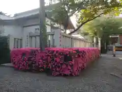 元郷氷川神社の庭園