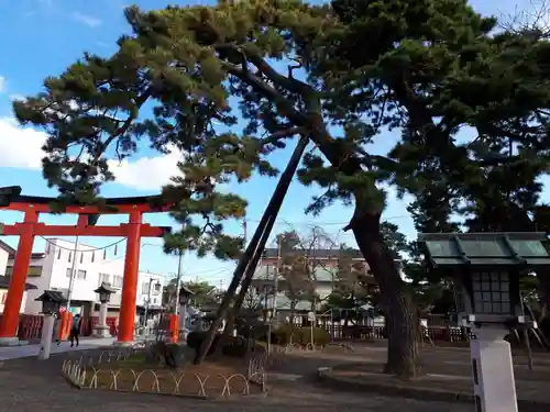 竹駒神社の庭園