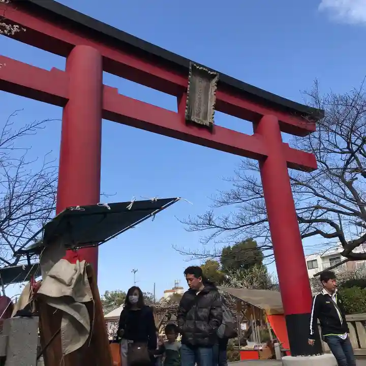 亀戸天神社の鳥居