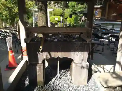 鳩森八幡神社の手水舎