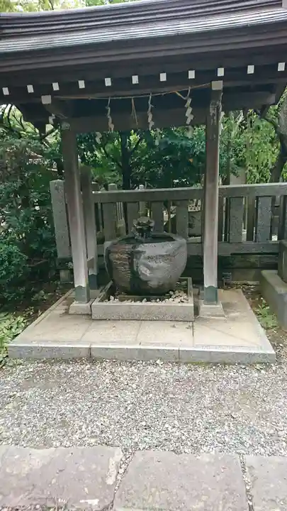 牛天神北野神社の手水舎