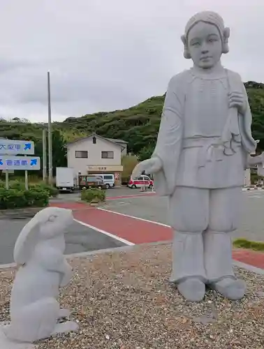 白兎神社の像