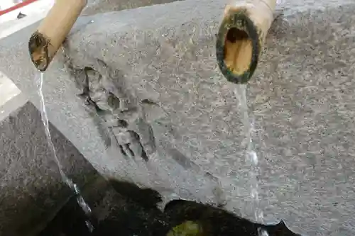 止止呂支比売命神社の手水舎