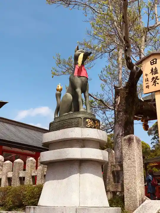 伏見稲荷大社の狛犬