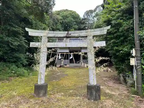 河上神社の鳥居