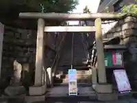 上目黒氷川神社の鳥居
