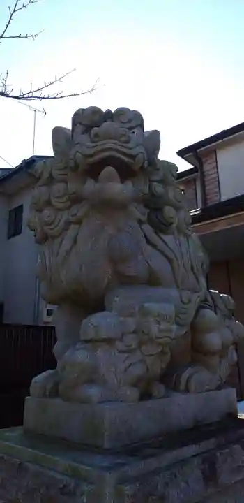 五所神社の狛犬