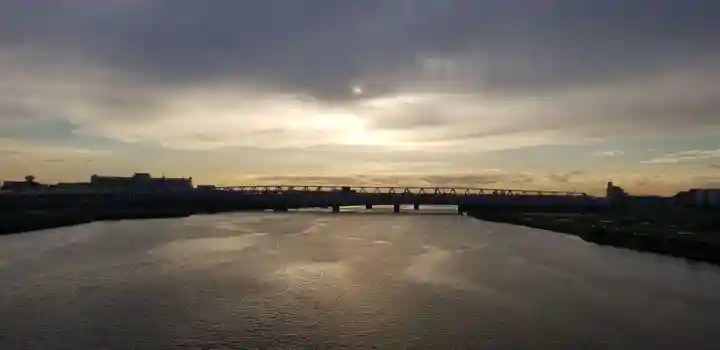 三十番神七面大明神社の周辺