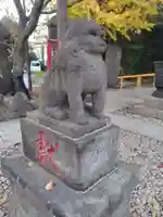鎮守氷川神社の狛犬