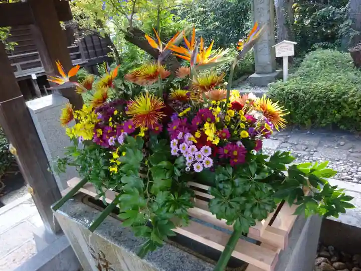 松陰神社の手水舎