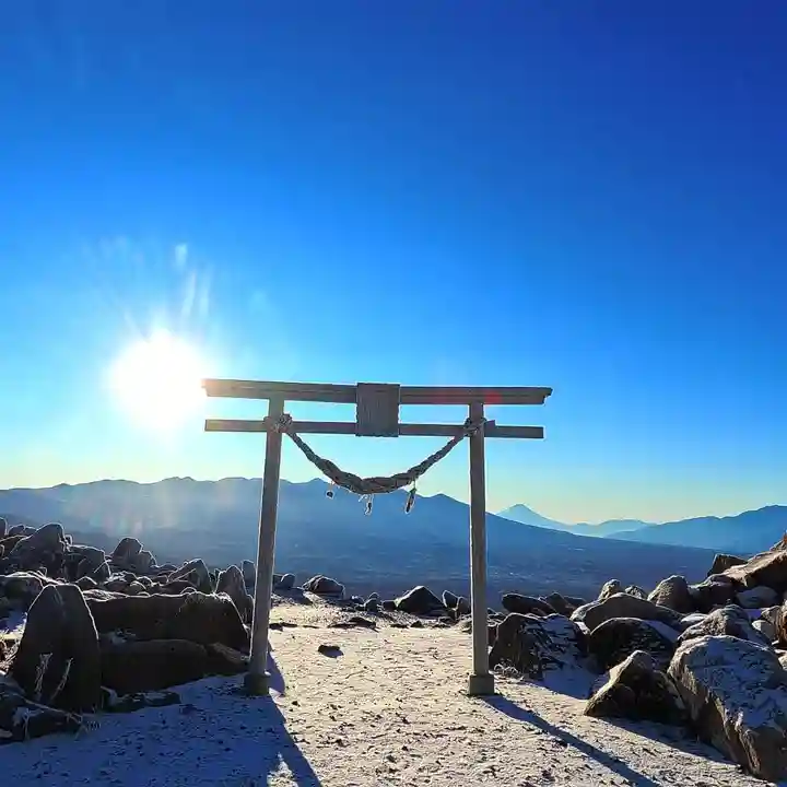 車山神社の鳥居