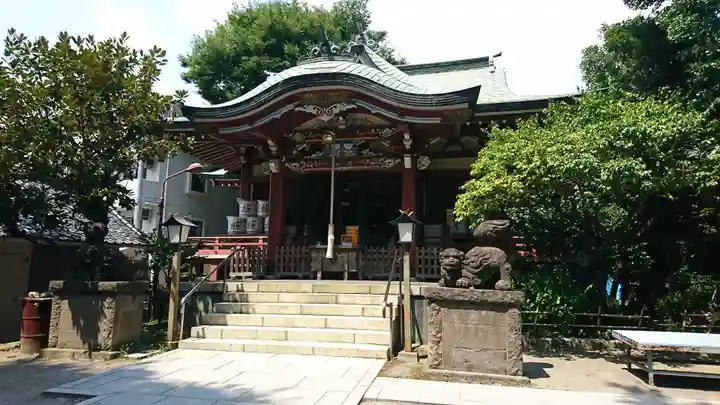 千住本氷川神社の本殿・本堂