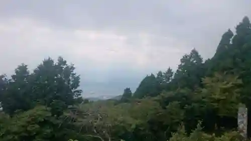 大山阿夫利神社本社の景色