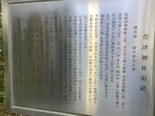 萱津神社の歴史