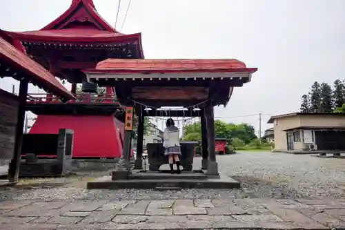 上野国一社八幡八幡宮の手水舎