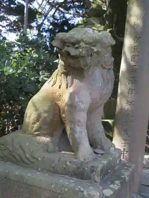大瀬神社の狛犬