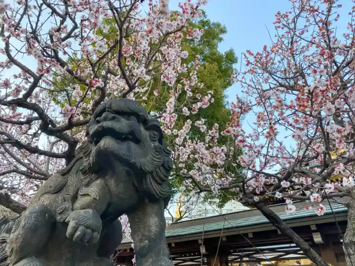 湯島天満宮の狛犬