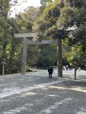 伊勢神宮内宮(皇大神宮)の鳥居