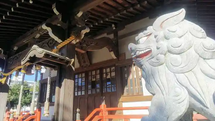 舘氷川神社の狛犬