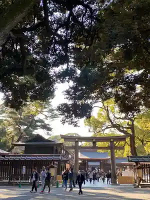 明治神宮の鳥居