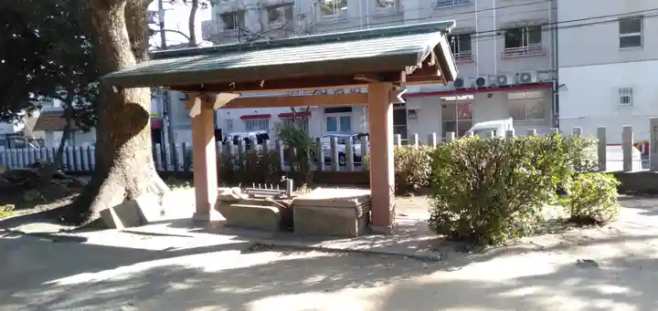 宮田春日神社の手水舎