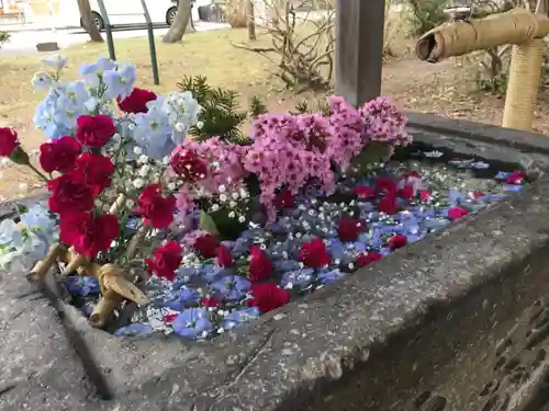 北広島市総鎮守　廣島神社の手水